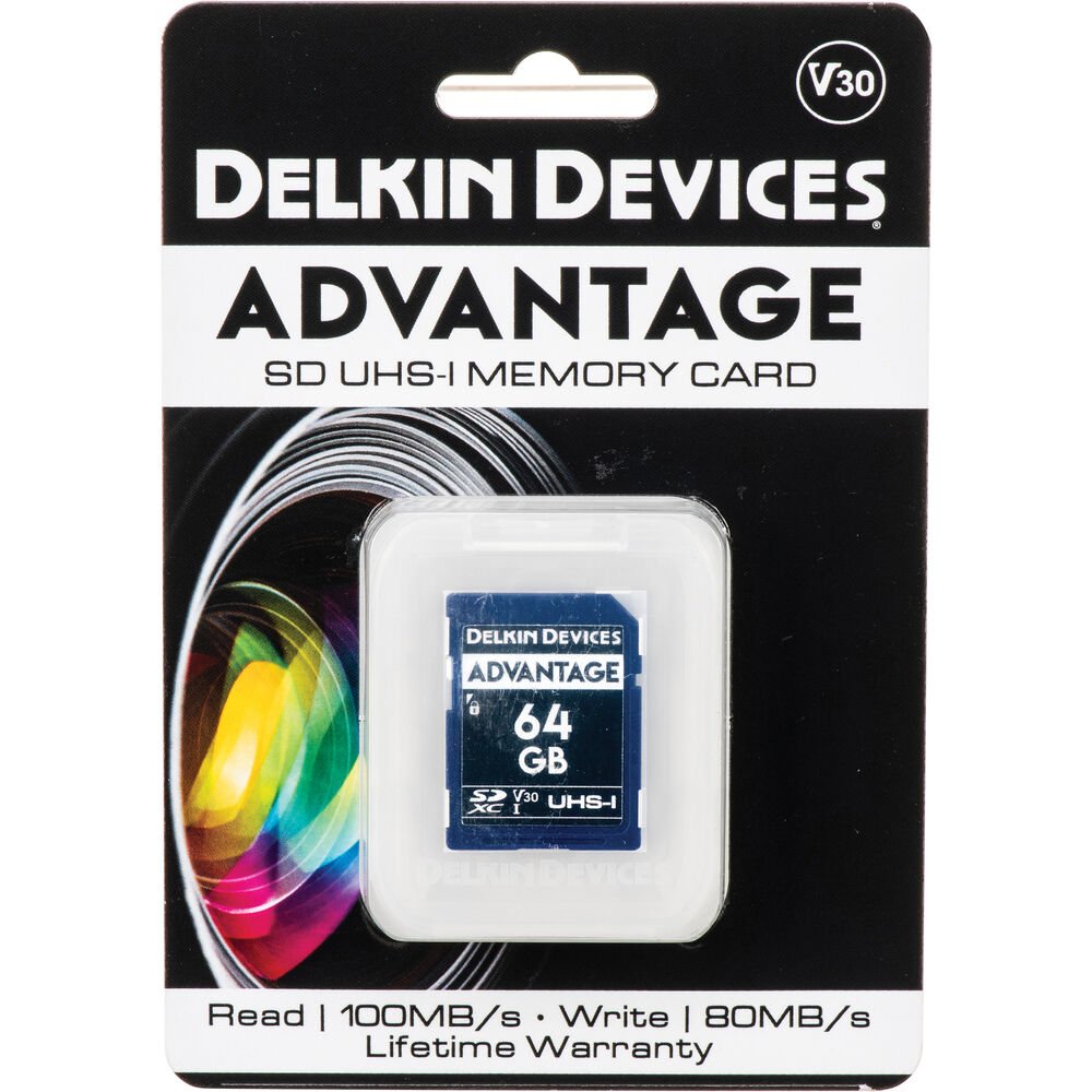 Delkin Devices 64GB Advantage UHS-I SDXC Memory Card - cambuy-lives