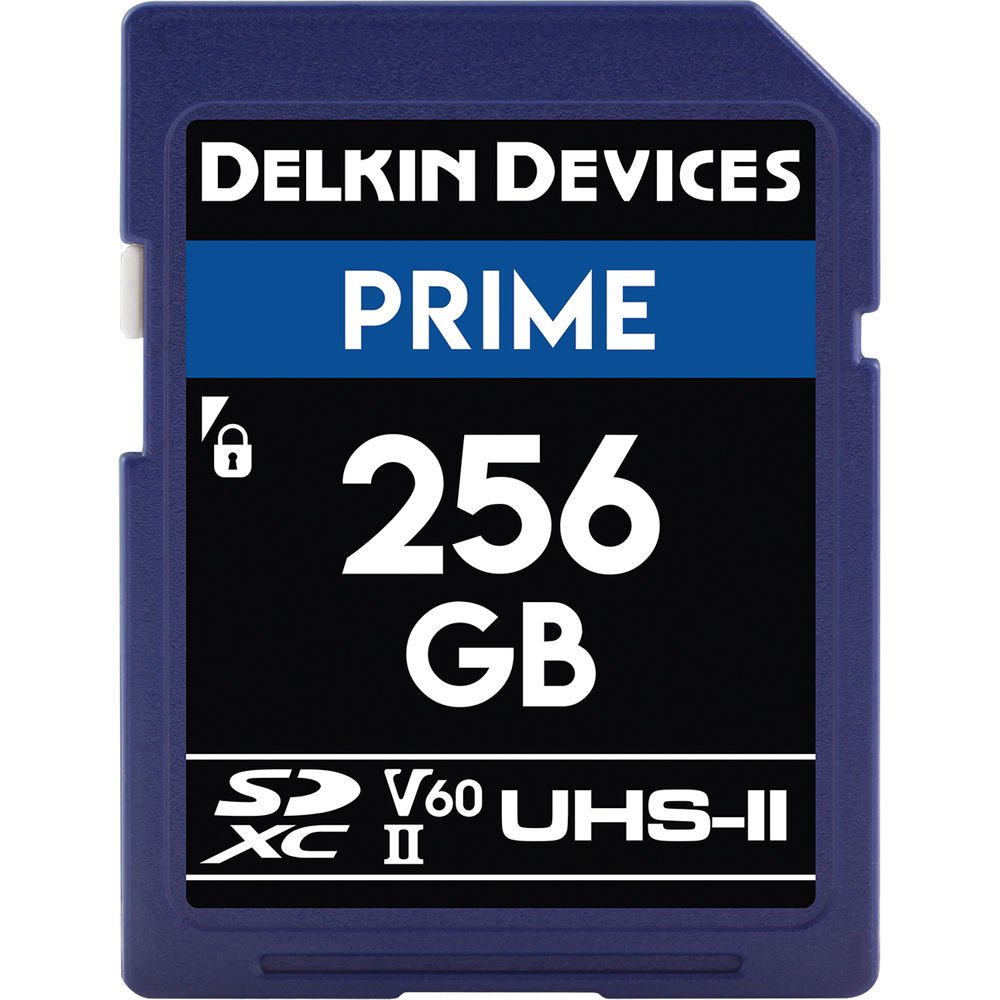 Delkin Devices 256GB Prime UHS-II SDXC Memory Card - cambuy-lives