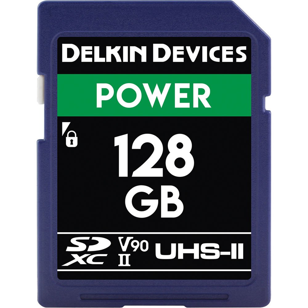 Delkin Devices 128GB POWER UHS-II SDXC Memory Card - cambuy-lives
