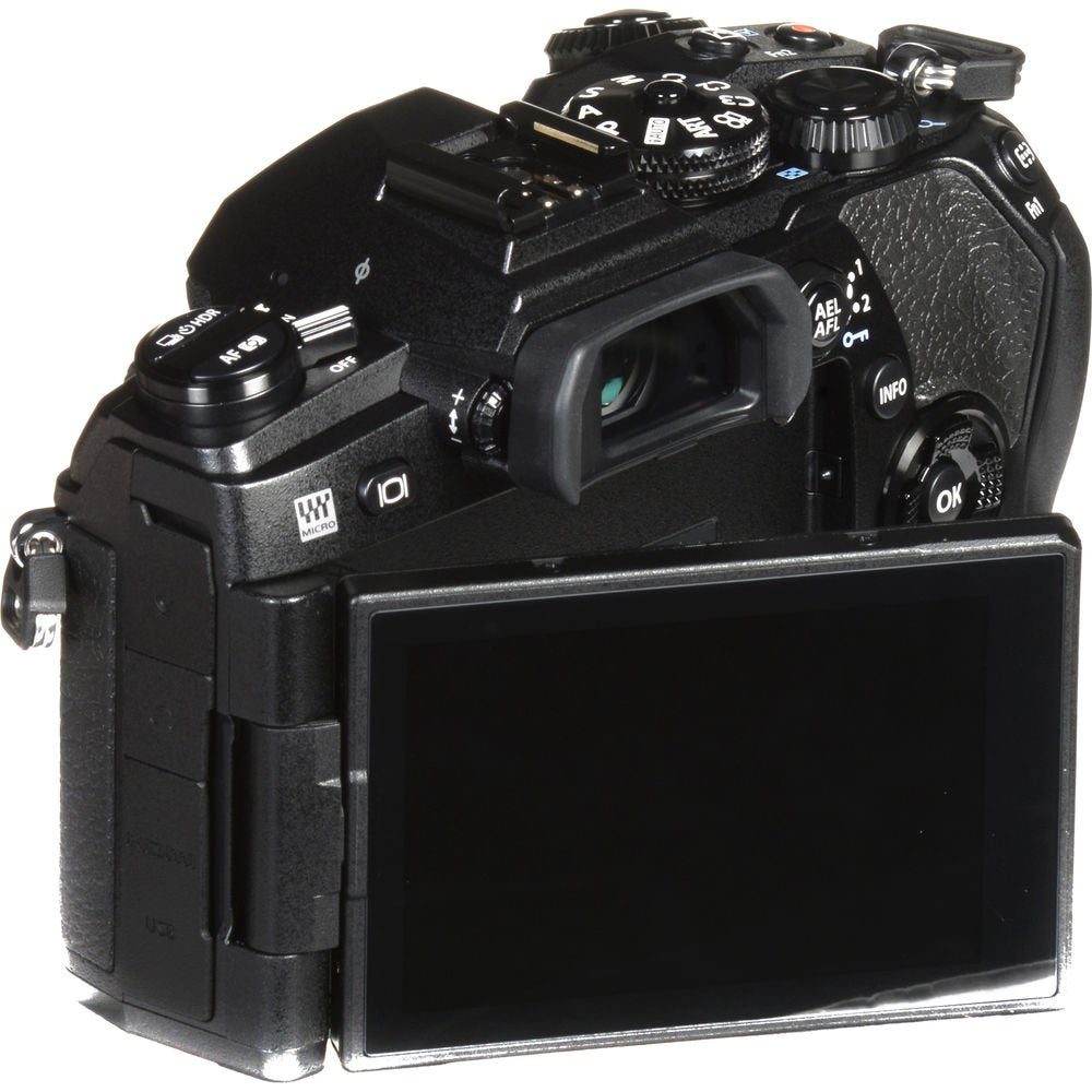 Olympus OM-D E-M1 Mark II Mirrorless Micro Four Thirds Camera with 12-40mm f/2.8 Lens Kit (Black) - cambuy-lives