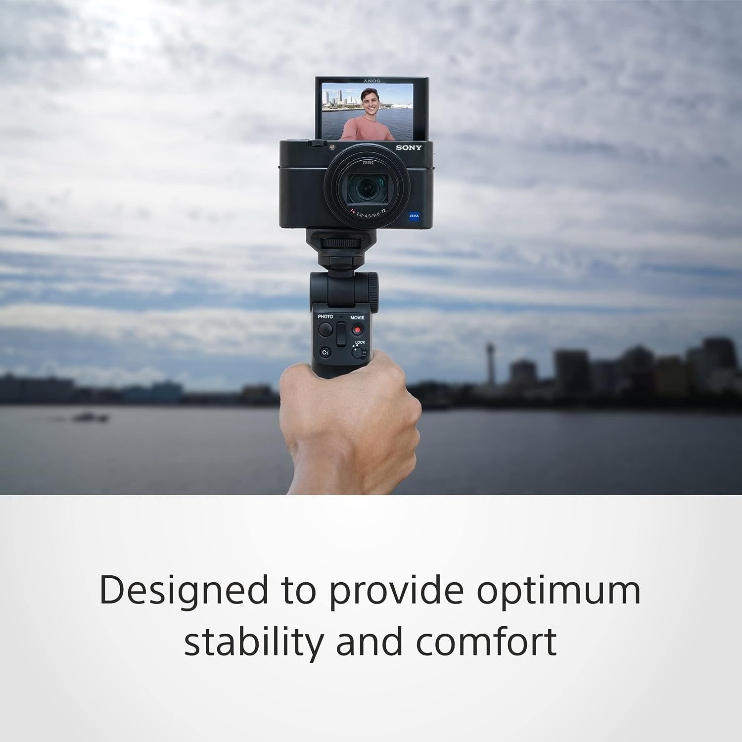 Sony GP-VPT2BT Bluetooth Shooting Grip | for Vlogging | Easy to Handle | Lightweight with Control Buttons - cambuy-lives