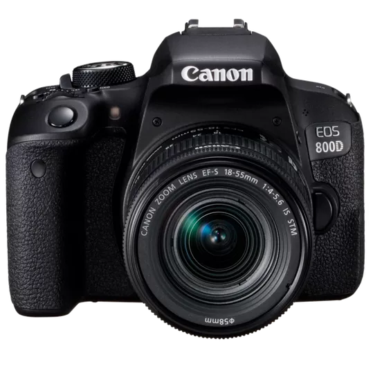 Canon EOS 800D DSLR Camera Body with EF S 18-55 IS STM Lens - cambuy-lives