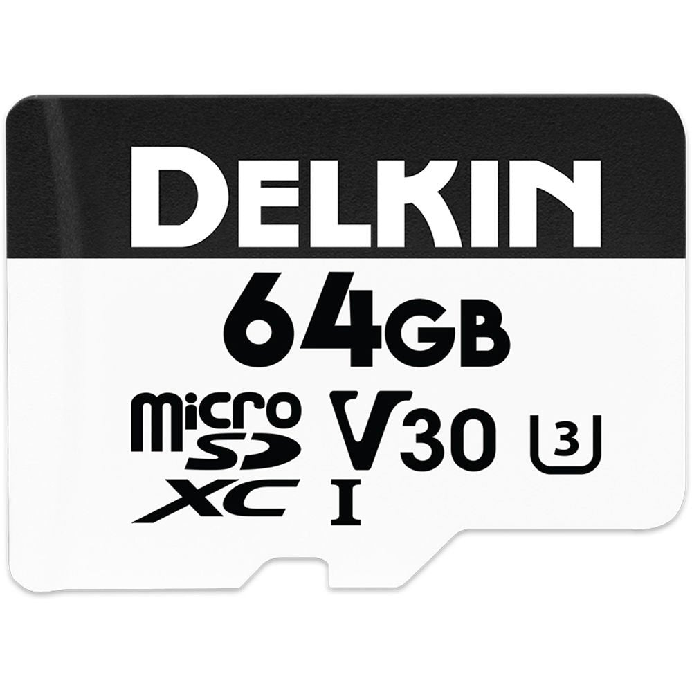 Delkin Devices 64GB Advantage UHS-I microSDXC Memory Card with SD Adapter - cambuy-lives
