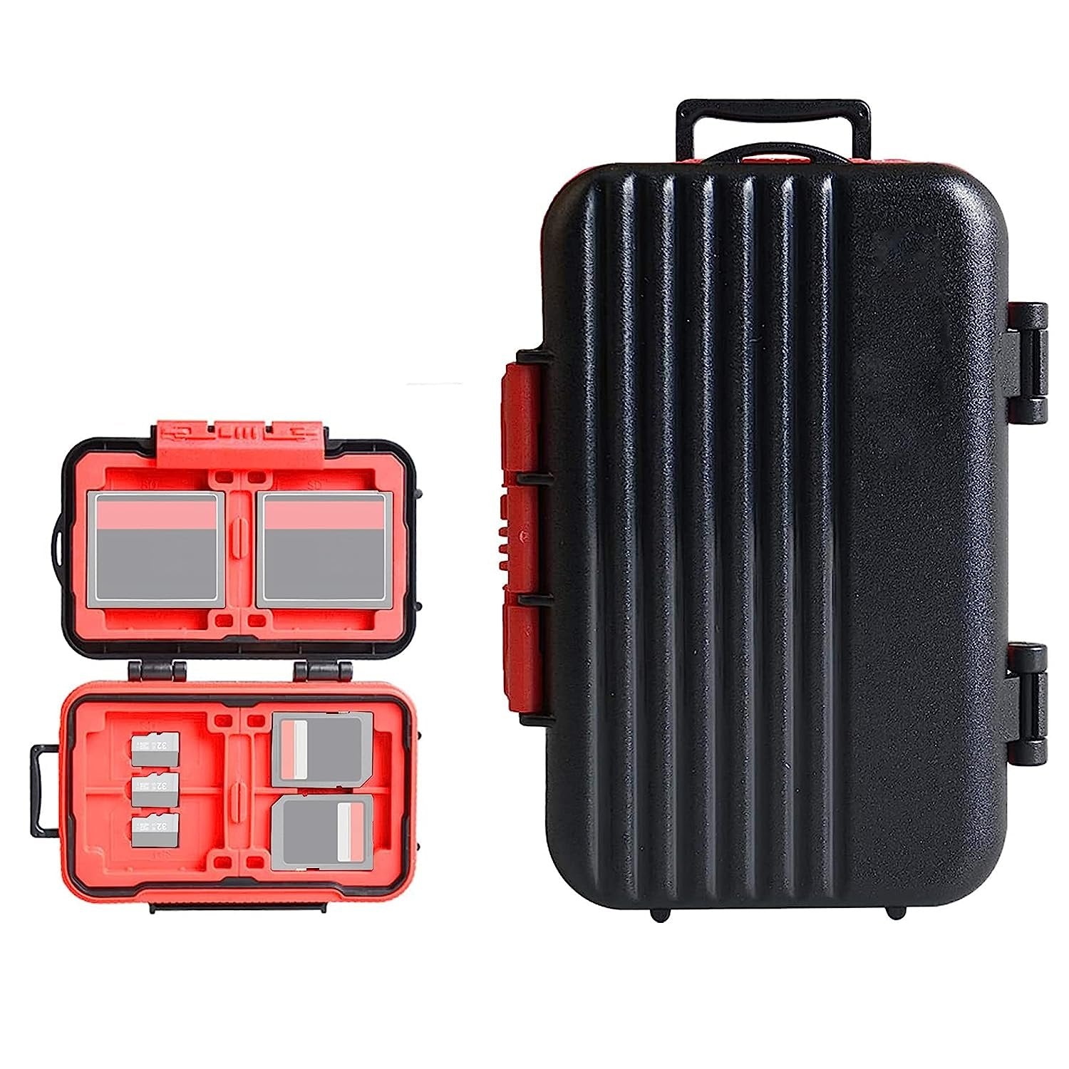 HIFFIN 24 in 1 Slot Card CASE with Multi Storage Option Attractive Designer Card Holder Black (KH6) - cambuy-lives