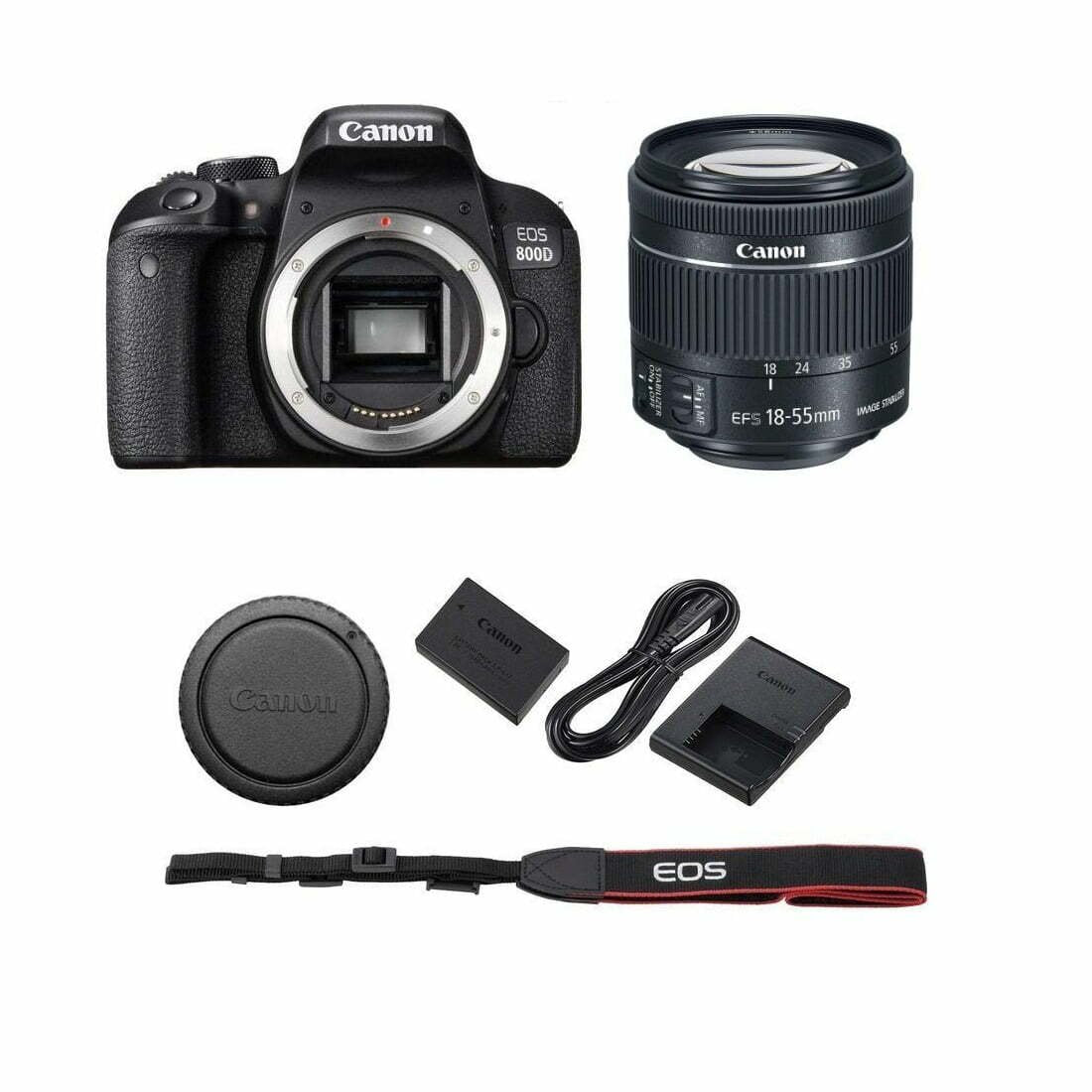 Used Canon 800d Dslr Camera With 18 55mm Lens - cambuy-lives