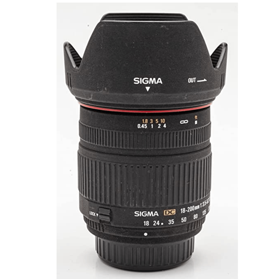 Used Sigma 18-200mm f/3.5-6.3 DC Lens for Canon Digital SLR Cameras - cambuy-lives