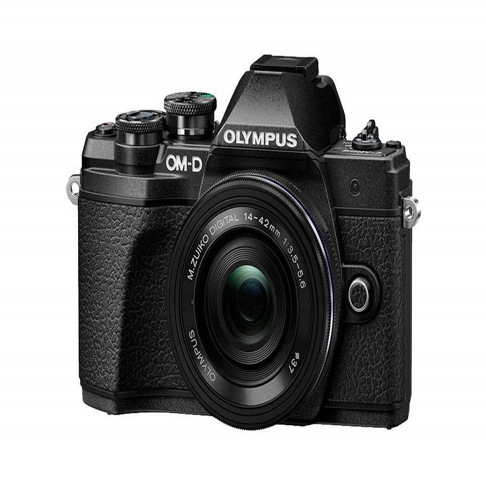 Olympus OM-D E-M10 Mark III Mirrorless Camera with 14-42mm II R Lens (Black) - cambuy-lives