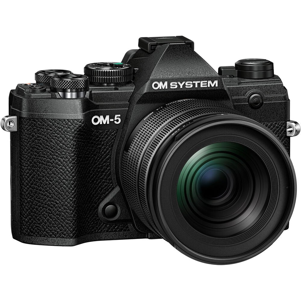 OM SYSTEM OM-5 Mirrorless Camera with 12-45mm f/4 PRO Lens (Black) - cambuy-lives