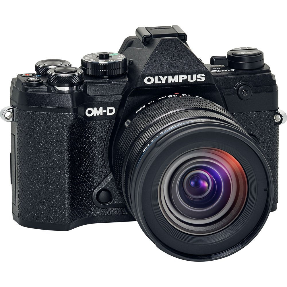 Olympus OM-D E-M5 Mark III Mirrorless Digital Camera with 12-45mm Lens (Black) - cambuy-lives