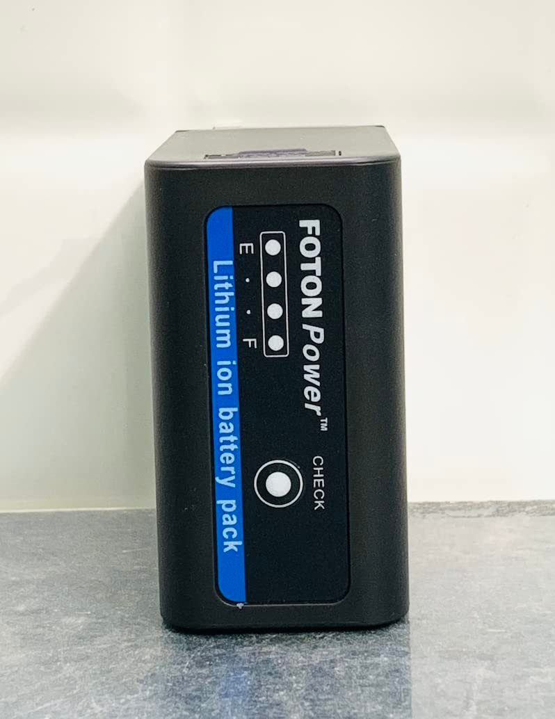 FOTON NP-F980U PLATNIUM Battery (31900 mAh) for Sony NP-F980 NP-F960 NP-F970 NP-F770 NP-F570 NP-F330 Sony PBD-D50 PBD-V30 PLM-100 PLM-50 PLM-A35 PLM-A55 Q002-HDR1 UPX-2000 CCD-TRV720 CVX-V18NSP - cambuy-lives
