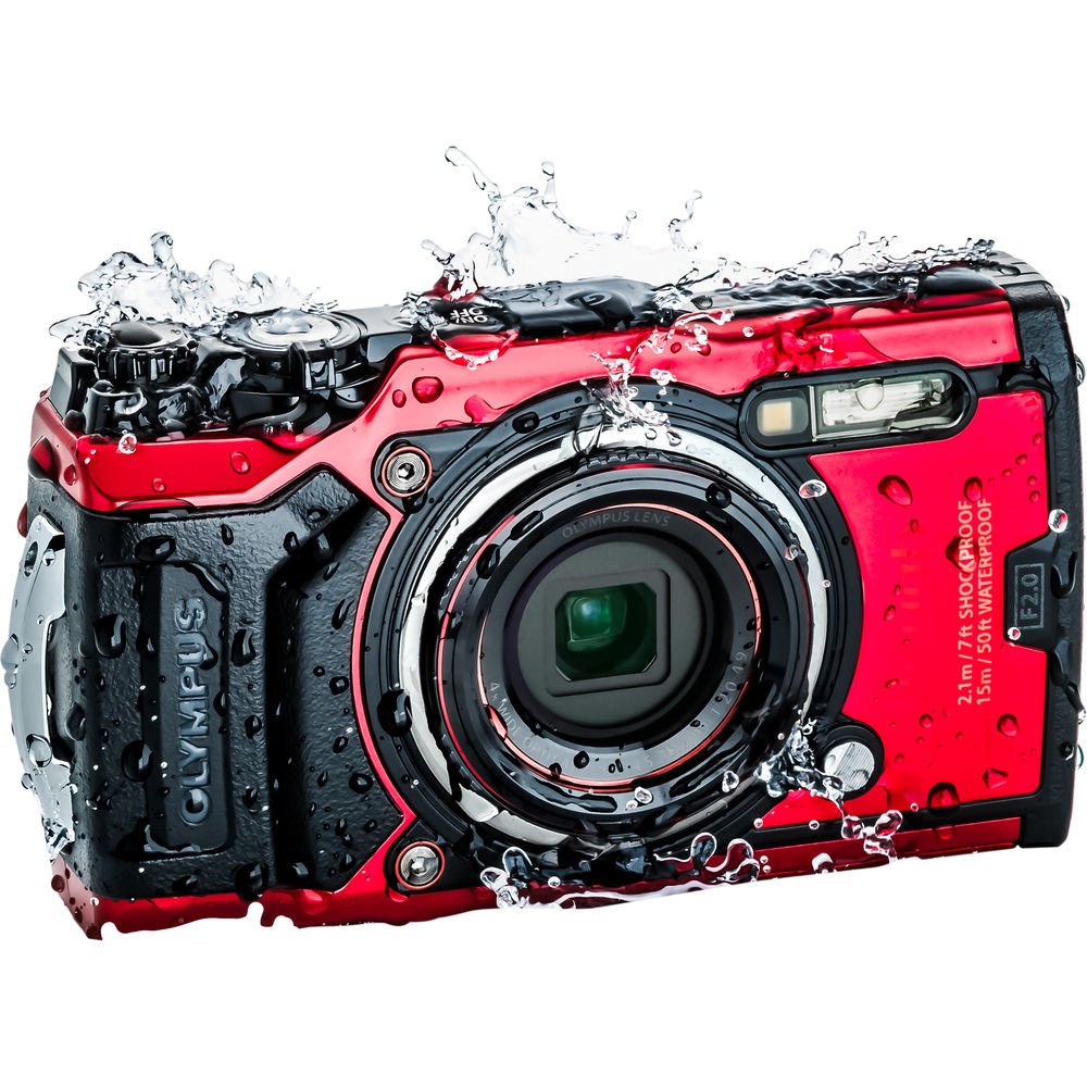 Olympus Tough TG-6 Digital Camera (Red) - cambuy-lives