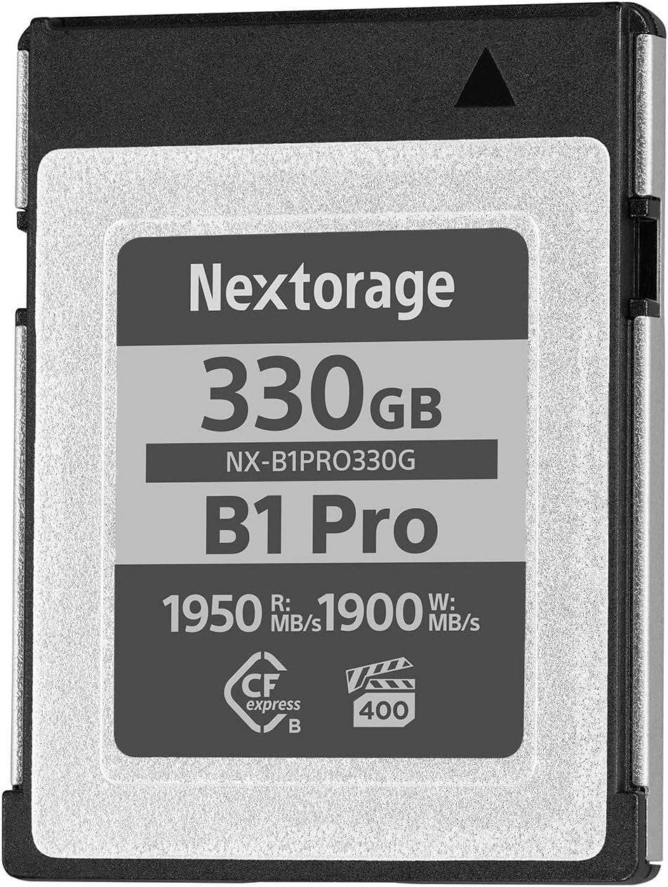 Nextorage 330GB B1 Pro Series CF Express Type B Memory Card / 1950 MB/s - cambuy-lives