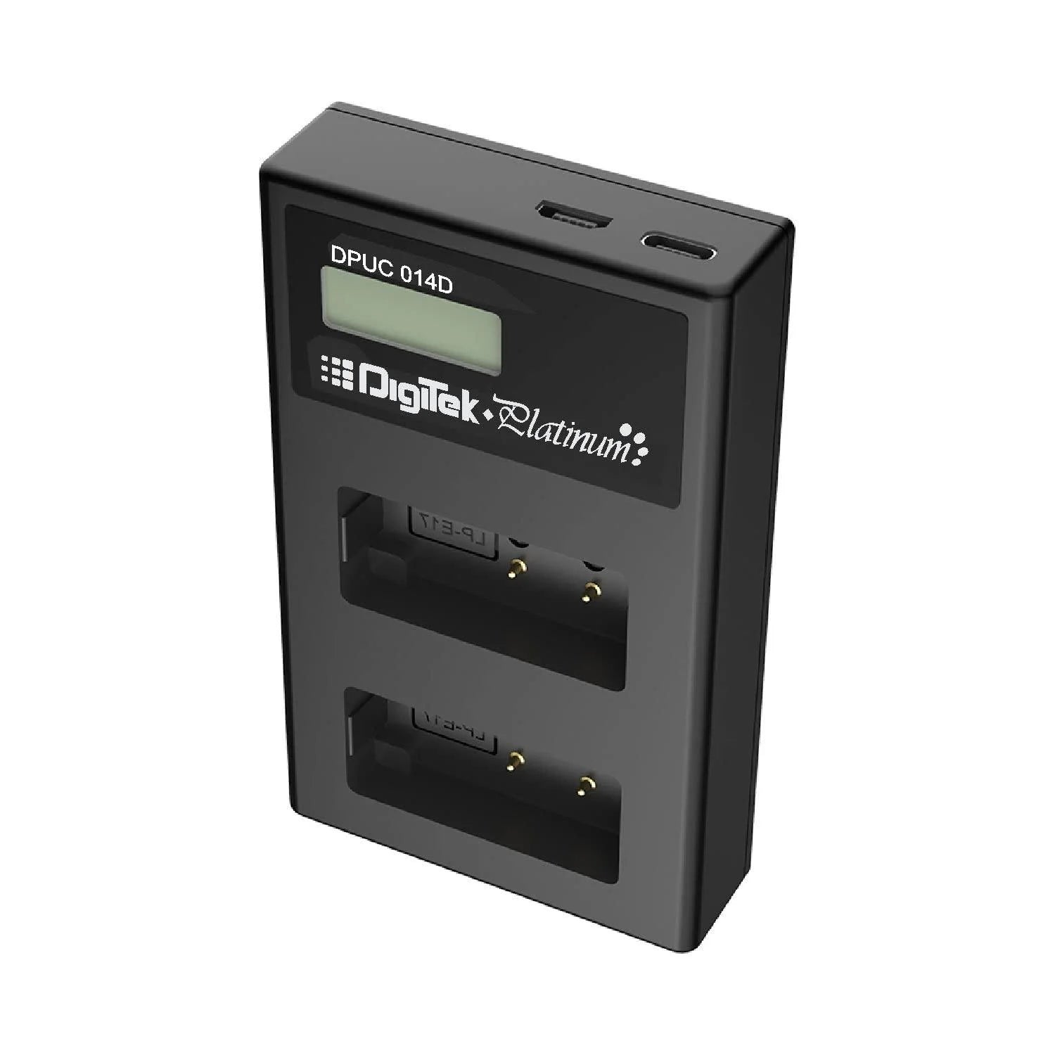Digitek Dual Platinum Charger for LP-E6 Battery DPUC-014S - cambuy-lives