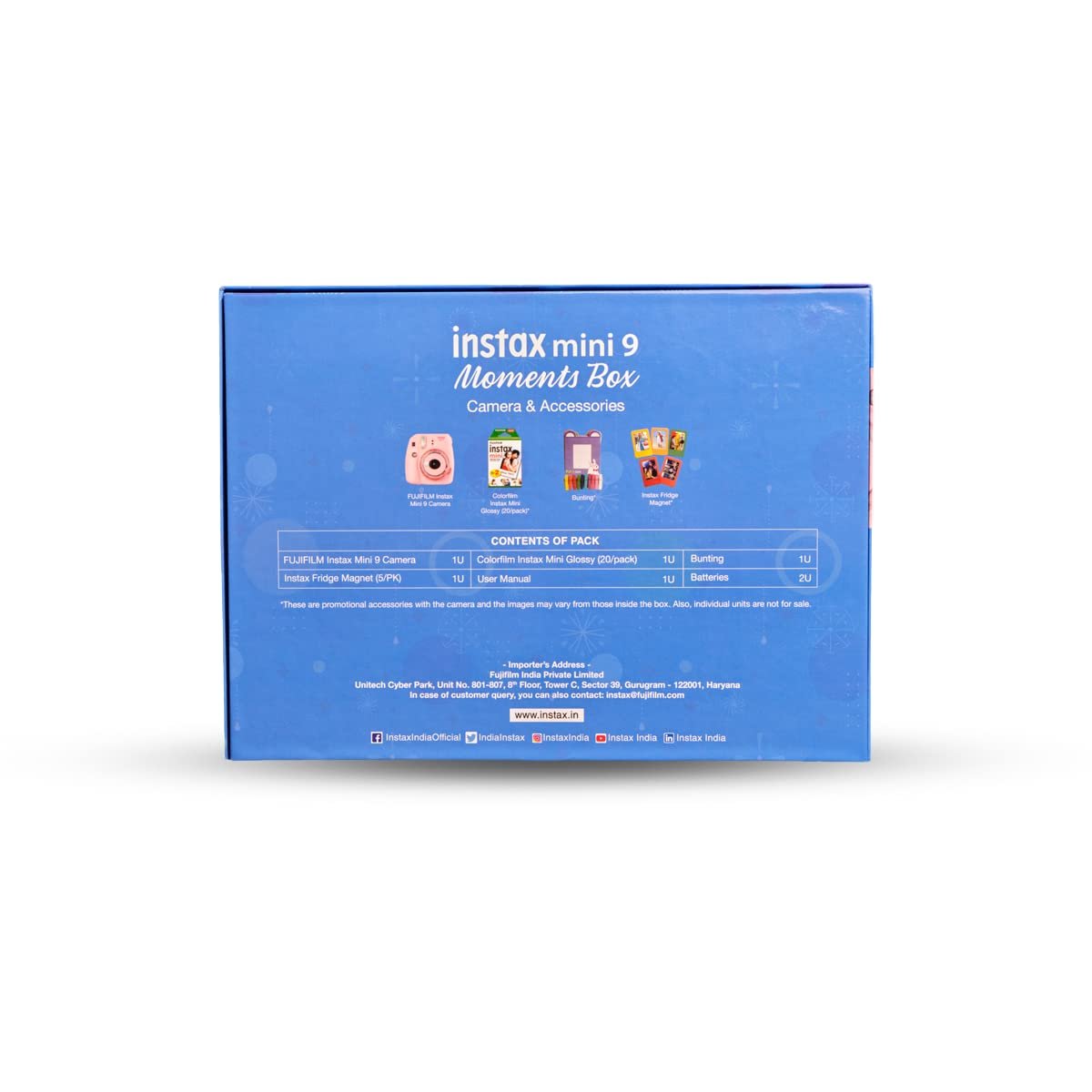 Fujifilm Instax Mini 9 Moments Box with 20 Shots - cambuy-lives
