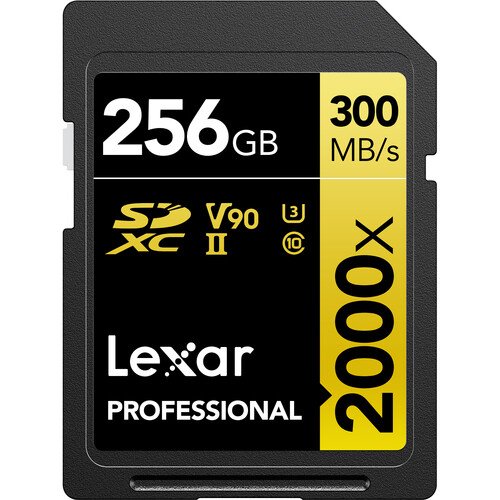 Lexar 256GB Professional 2000x SDXC UHS-II Memory Card - cambuy-lives