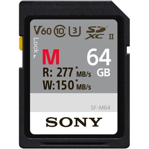 Sony 64GB M Series UHS-II SDXC Memory Card (OEM Pack) - cambuy-lives