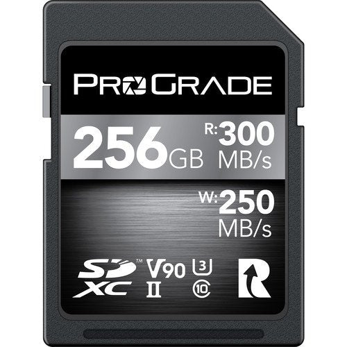 Prograde Digital 256Gb UHS-II V90 SDXC Memory Card - cambuy-lives