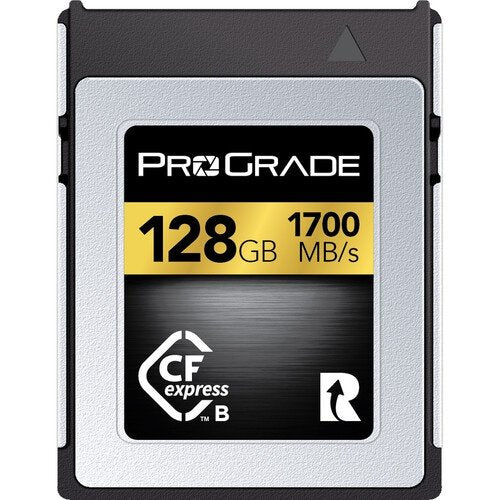 Prograde Digital 128Gb Cfexpress 2.0 Type B Gold Memory Card - cambuy-lives
