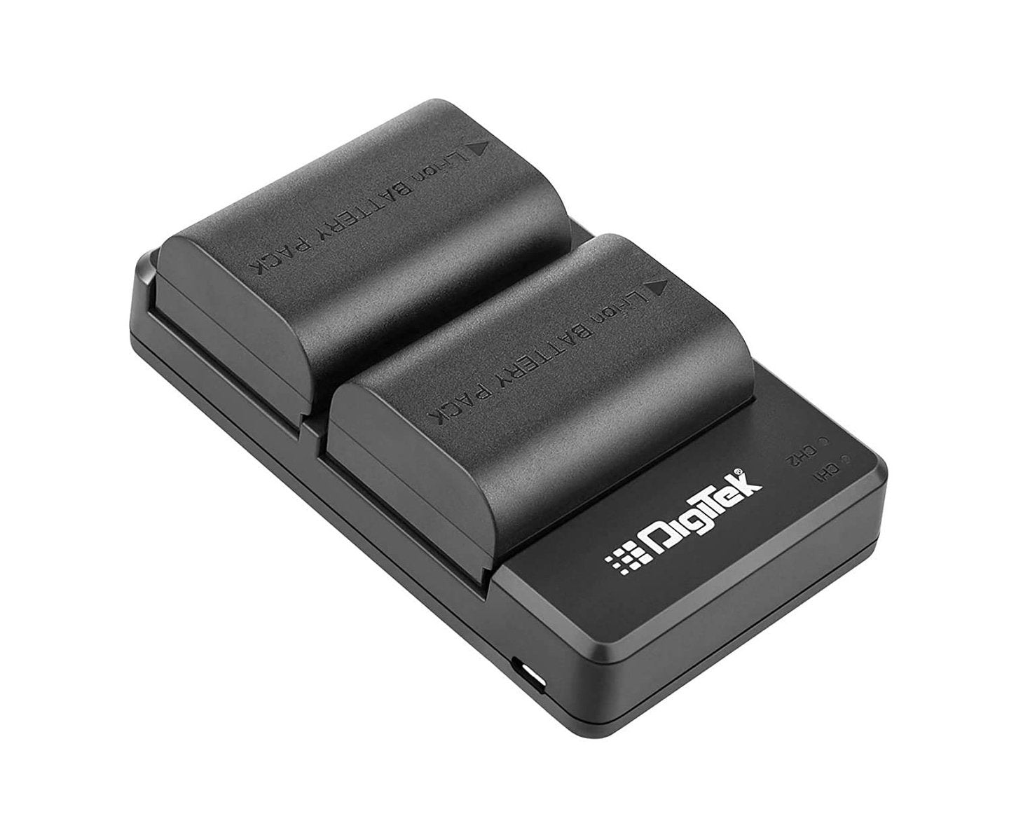 DIGITEK LP-E6 Dual Camera Battery Charger with Two LP-E6 Battery DUC-010 LP-E6 - cambuy-lives