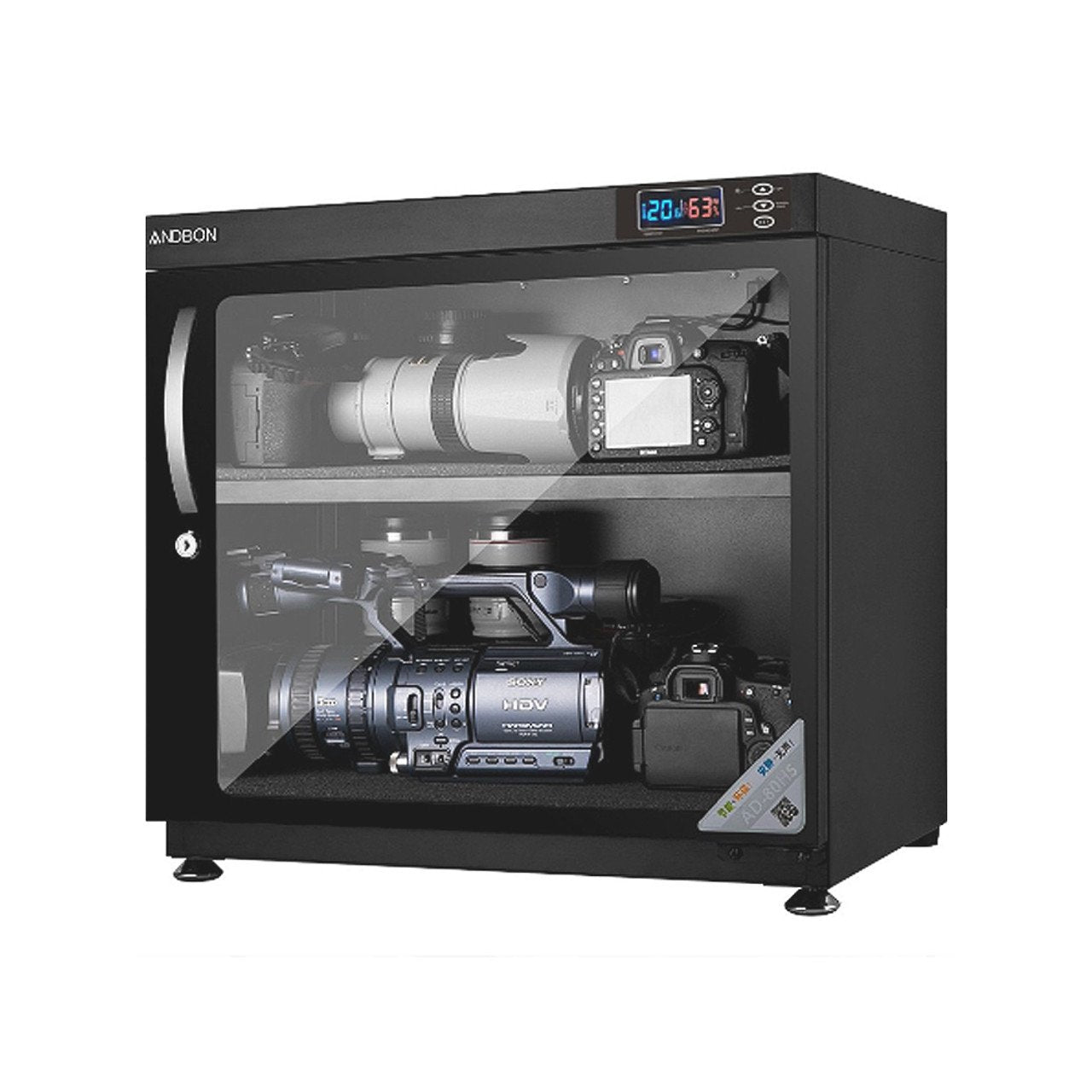 Andbon 80L Wide Auto-Dehumidifier Digital Dry Cabinet AD-80HS - cambuy-lives