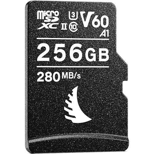Angelbird 256GB AV Pro UHS-II V60 microSDXC Memory Card with SD Adapter - cambuy-lives