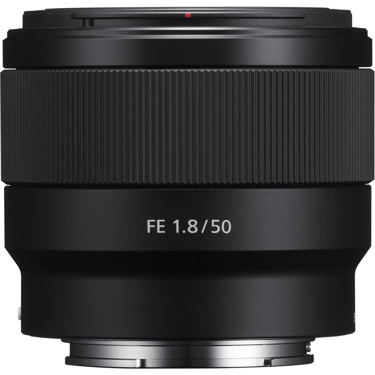 Sony FE 50mm F1.8 Standard Lens for Sony Full-Frame Mirrorless Camera (SEL50F18F) - Black - cambuy-lives