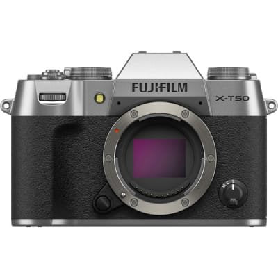 FUJIFILM X-T50 MIRRORLESS CAMERA (SILVER) - cambuy-lives