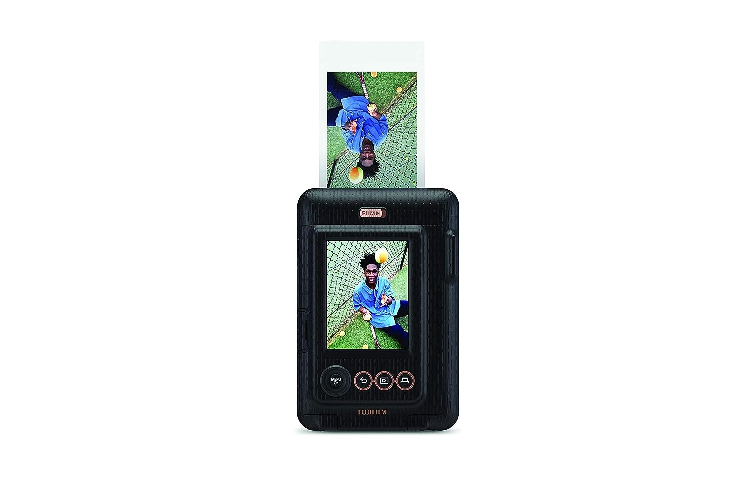 FUJIFILM Instax Mini LiPlay Hybrid Instant Camera (Elegant Black) Open Box - cambuy-lives