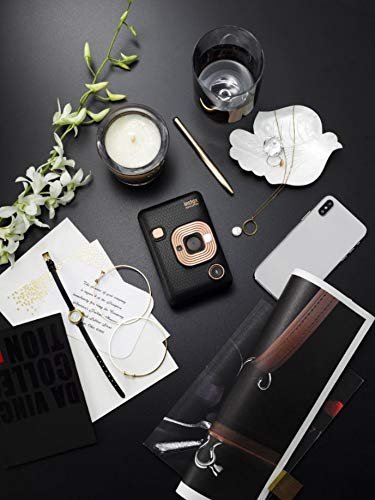 FUJIFILM Instax Mini LiPlay Hybrid Instant Camera (Elegant Black) Open Box - cambuy-lives