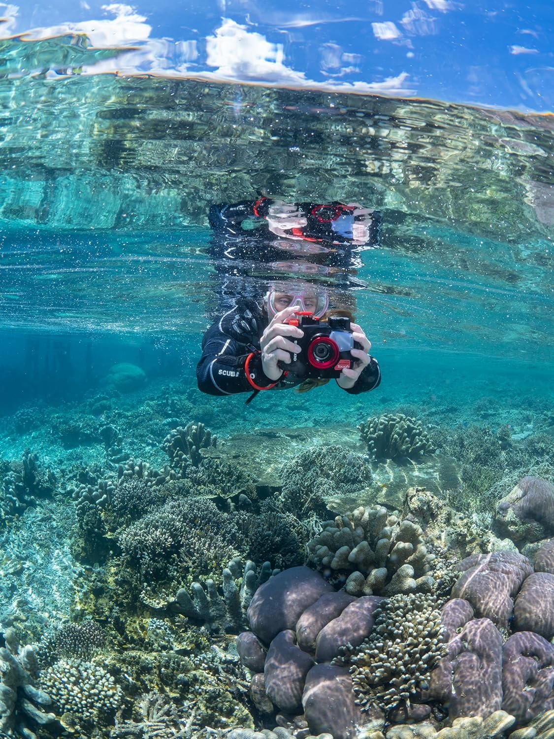 OM System Tough TG-7 Red Underwater Camera - cambuy-lives