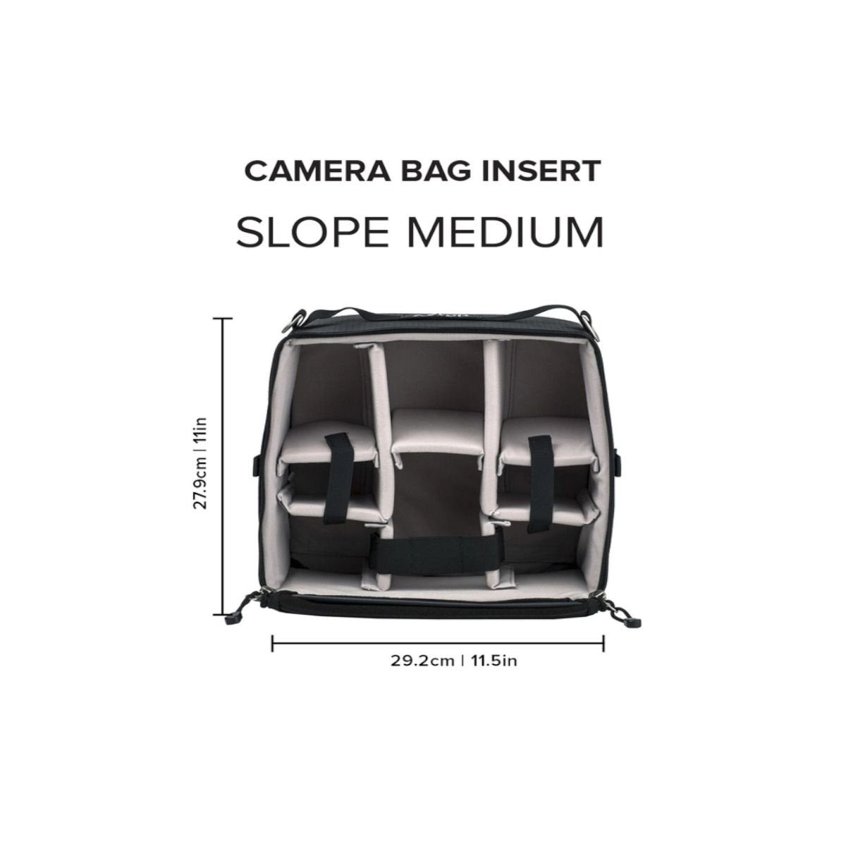 F-Stop Internal Camera Unit / Shallow Medium / Black - cambuy-lives