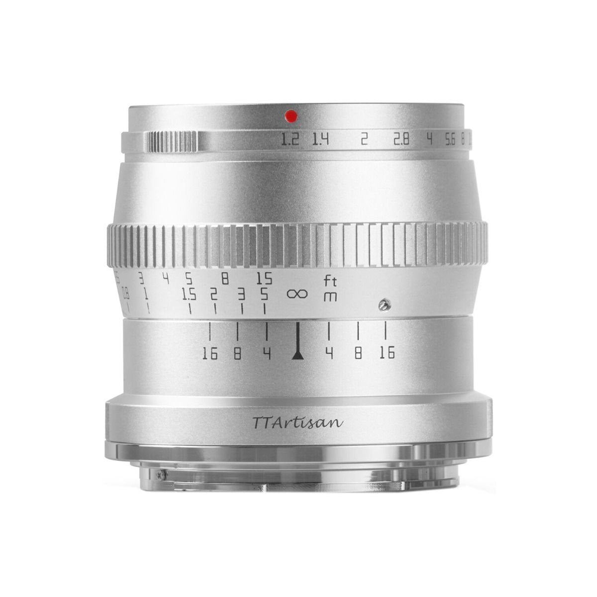 TTArtisan 50mm f/1.2 Lens for Micro Four Third / MFT / Silver - cambuy-lives