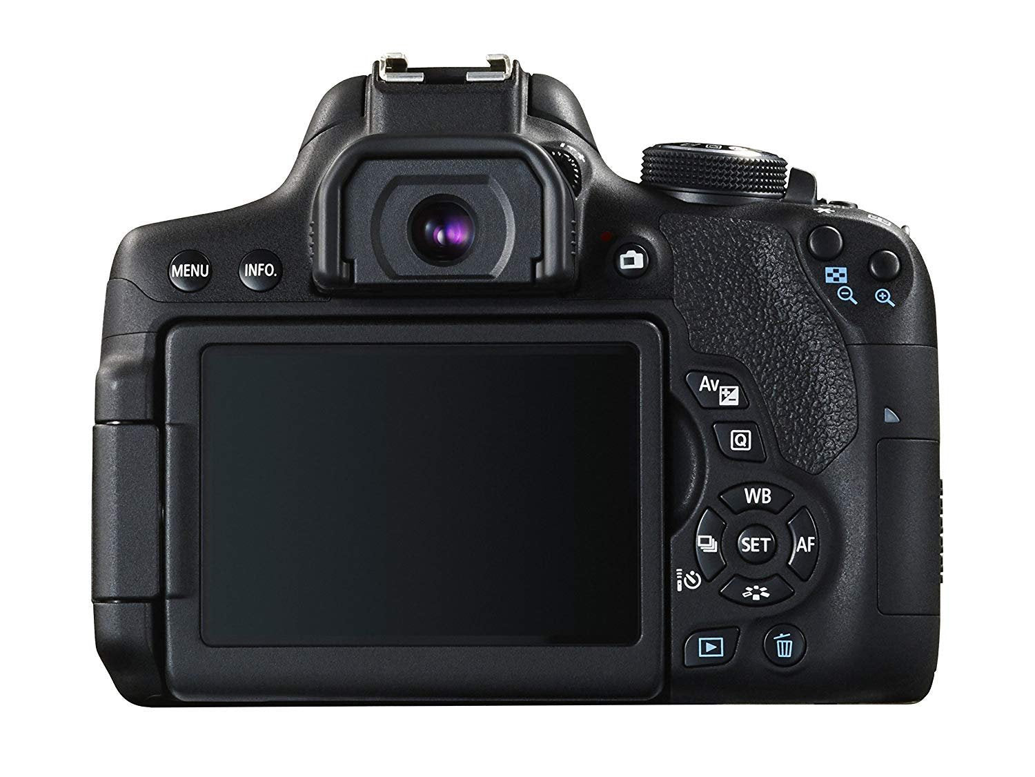 Canon EOS 750D 24.2MP Digital SLR Camera (Black) + 18-55 is STM Lens + Memory Card + Carry Bag (OPEN BOX) - cambuy-lives